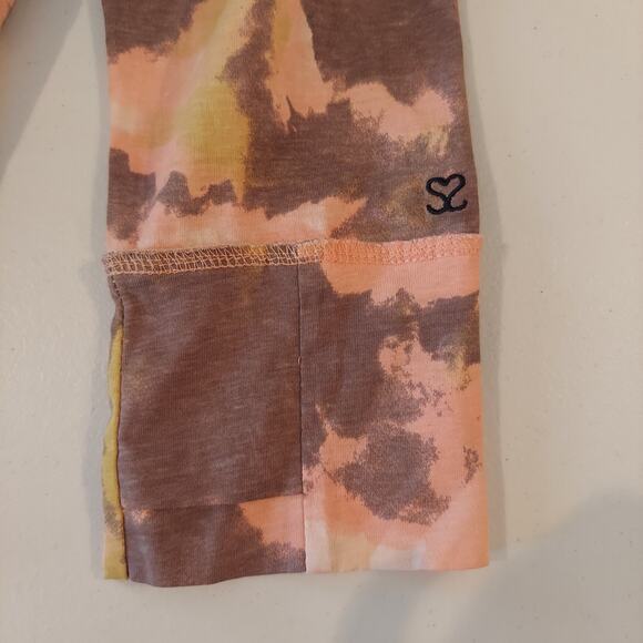 Seed to Style Size XL Tie Dye Organic Cotton Long Sleeve Casual Shirt Watercolor - Picture 8 of 9